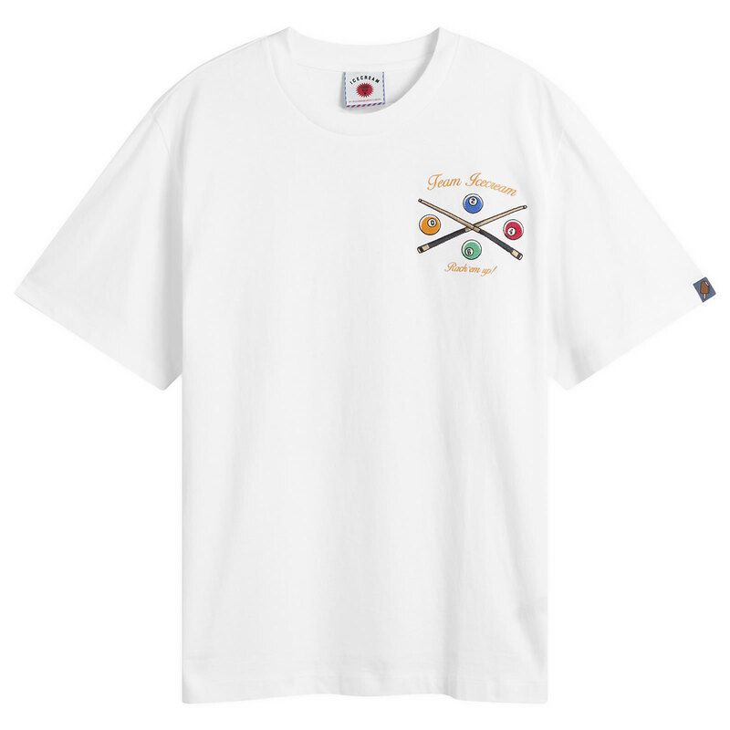 クリーム メンズ トップス ティーシャツ ICECREAM Trick Shot-Shirt White 白いこと トップス-メンズファッション-Tシャツ・カットソー