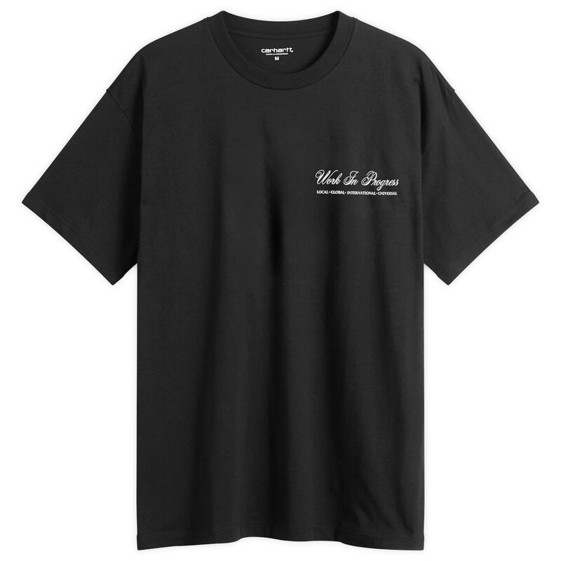 鉄道車両ハート型 メンズ トップス ティーシャツ Carhartt WIP Cloud Heart-Shirt Black 黒いこと メンズファッション-Tシャツ・カットソー