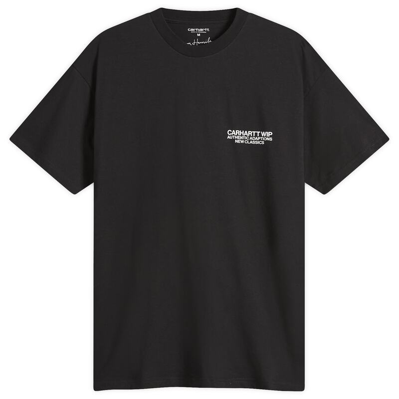 鉄道車両ハート型 メンズ トップス プルオーバー Carhartt WIP x Sean Hamilton 03 T-Shirt Black 黒いこと