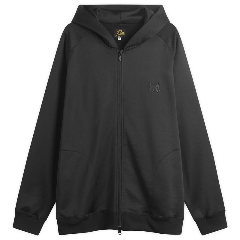 ニードルズ メンズ アウター パーカー・スウェット ジャージー Needles Bright Jersey Zip Hoodie Black ブラック