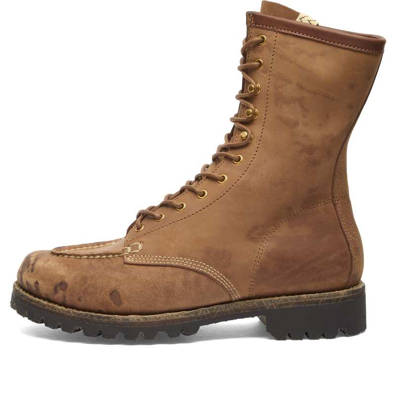 ビズビム メンズ シューズ ブーツ・レインブーツ トール Visvim Scoutall Folk Boots Brown 赤銅色