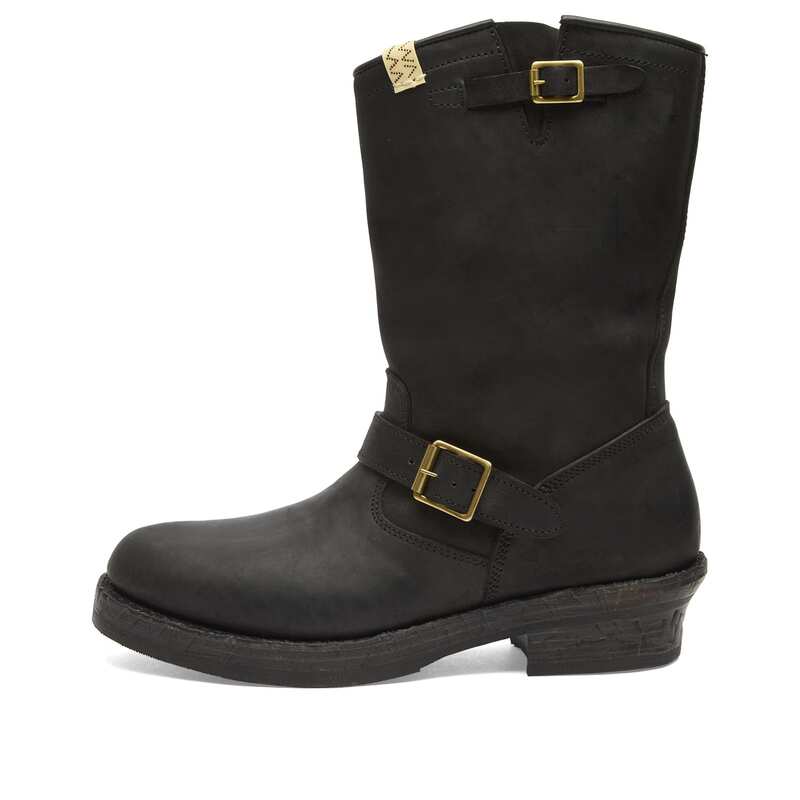 ビズビム メンズ シューズ ブーツ・レインブーツ アンクル Visvim Folk Buckle Ankle Boot Black 黒いこと
