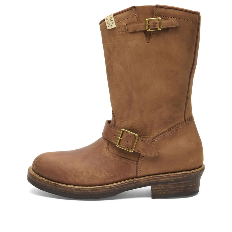 ビズビム メンズ シューズ ブーツ・レインブーツ アンクル Visvim Folk Buckle Ankle Boot Brown 赤銅色