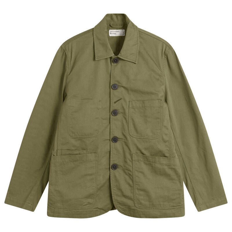ユニバーサルワークス メンズ アウター 上衣・上衣 Universal Works Bakers Jacket Light Olive オリーブ