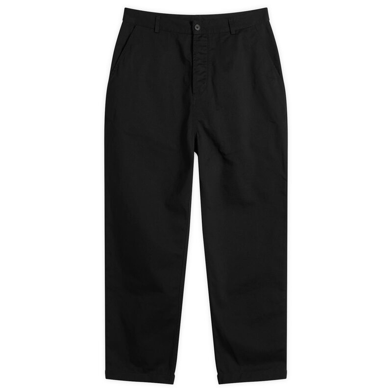 ユニバーサルワークス メンズ ボトムス 心地よいズボン下 Universal Works Military Chino Black 黒いこと