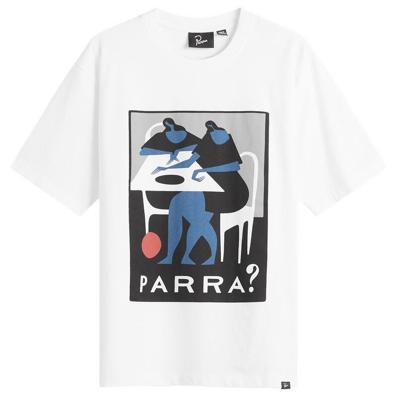 バイ パラ メンズ トップス ティーシャツ By Parra What Is This T-Shirt White 白いこと
