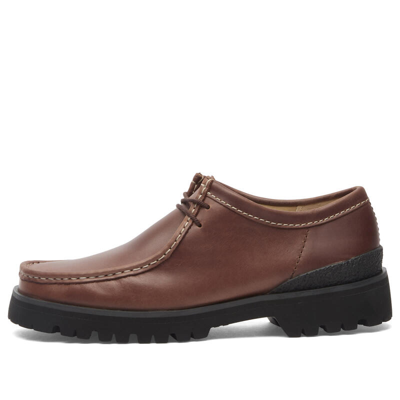 クラークス メンズ シューズ スリッポン・ローファー Clarks Originals Walla Yukoner Shoes Brown Leather 赤銅色