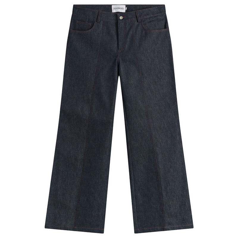 デッド木材 メンズ ボトムス ジーンズズボン下 綿織物 デニム Deadwood Progress Organicotton Jeans Raw Indigo インディゴ
