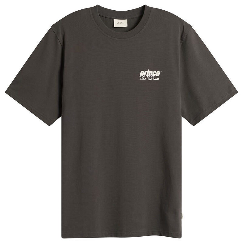 レ ドゥ メンズ トップス ティーシャツ Les Deux Prince LD T-shirt Raven Grey 薄墨色