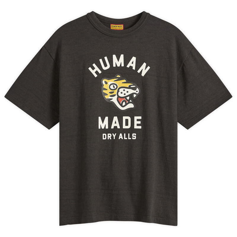 ヒューマンお手伝いさん メンズ トップス プルオーバー Human Made Tiger Head T-Shirt Black 黒いこと