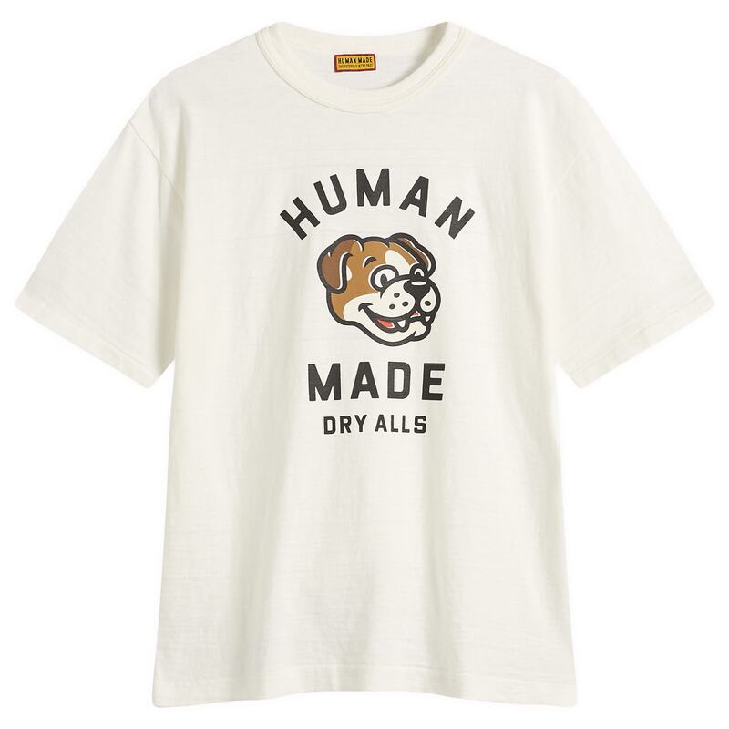 ヒューマンお手伝いさん メンズ トップス プルオーバー Human Made Dog Head T-Shirt White 白いこと