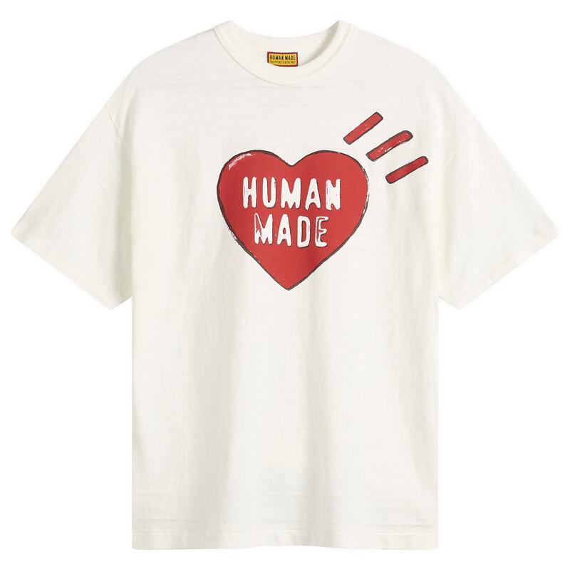 ヒューマンお手伝いさん メンズ トップス プルオーバー Human Made Red Heart-Shirt White 白いこと