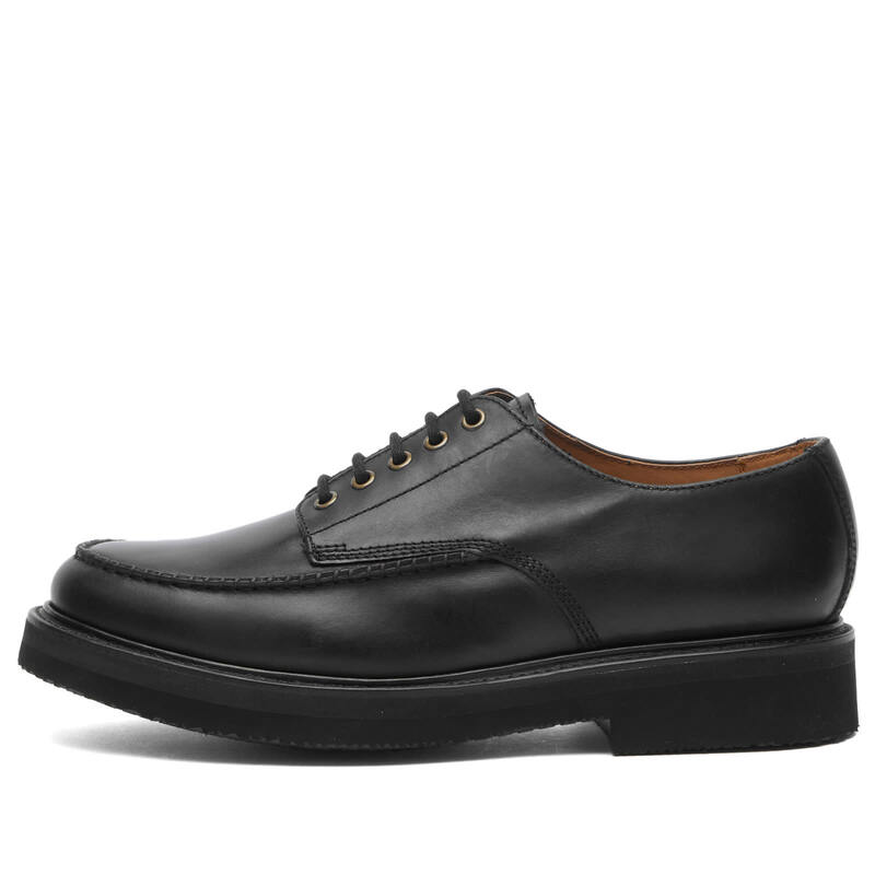 グレンソン メンズ シューズ スリッポン・ローファー 力くらべ Grenson Carlo Derby Shoe Black 黒いこと