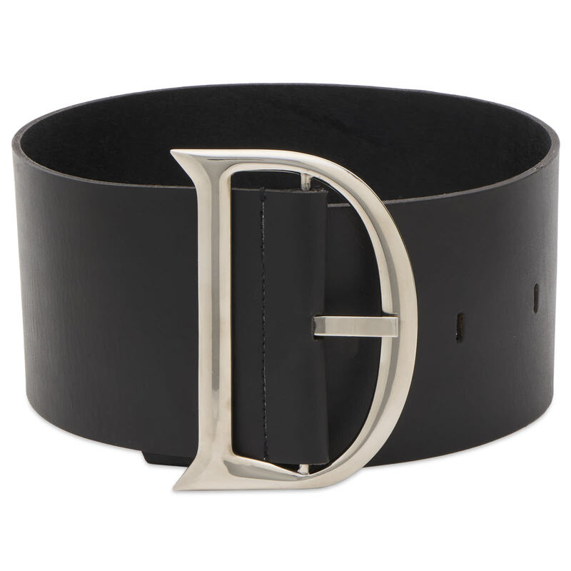 デッド白木 レディース 付属物 三尺帯 なめし革 Deadwood-Belt Upcycled Leather Black 黒いこと