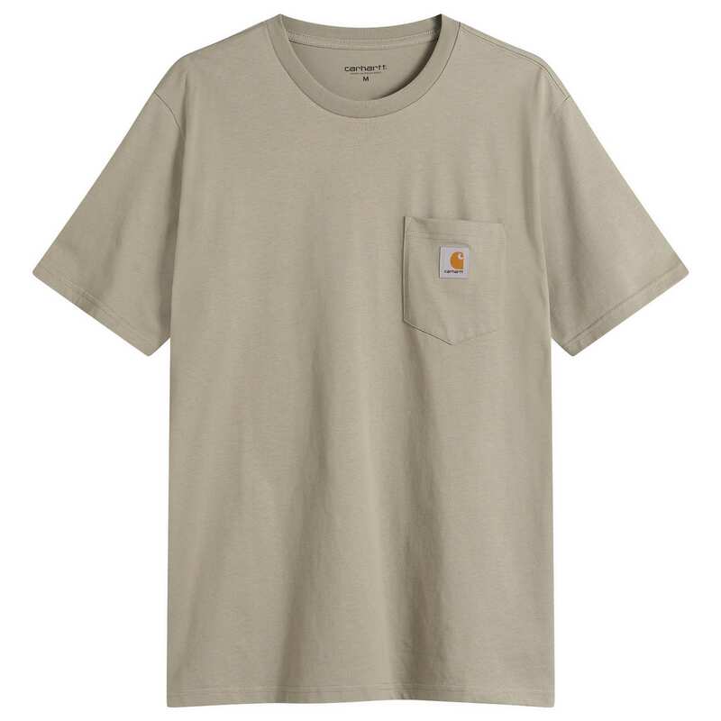 鉄道車両ハート型 メンズ トップス ティーシャツ Carhartt WIPocket-Shirt Shady Green 緑であること