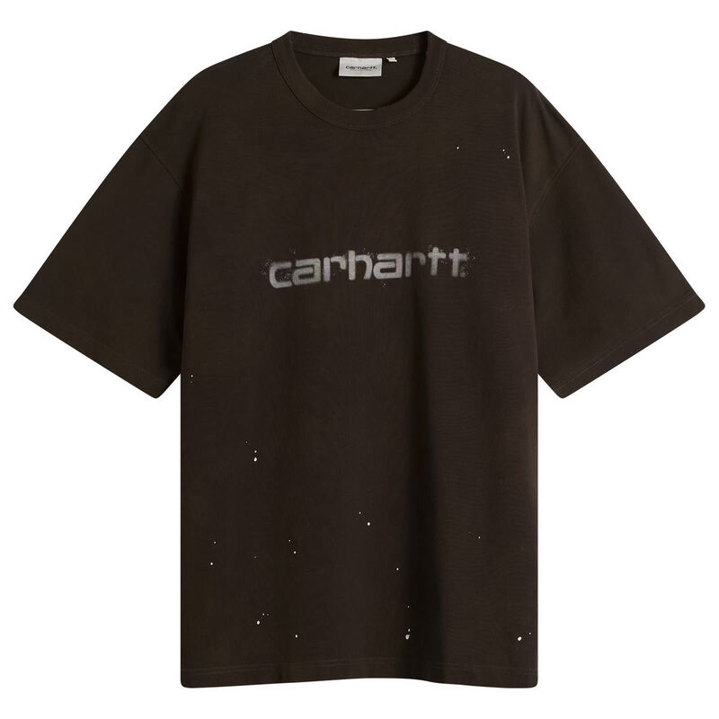 鉄道車両ハート型 メンズ トップス ティーシャツ Carhartt WIPainter T-Shirtobacco