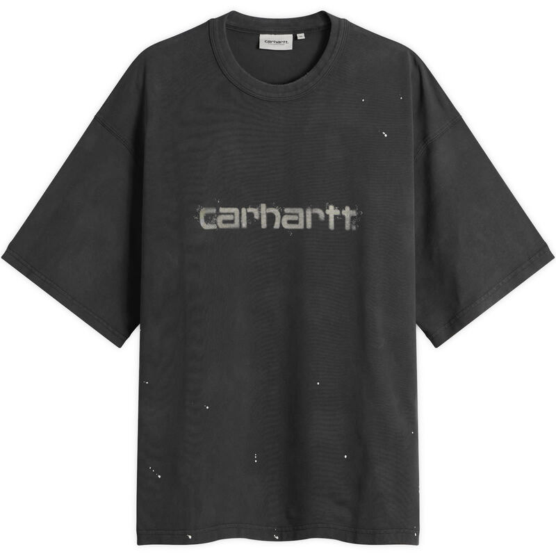鉄道車両ハート型 メンズ トップス ティーシャツ Carhartt WIPainter T-Shirt Black 黒いこと