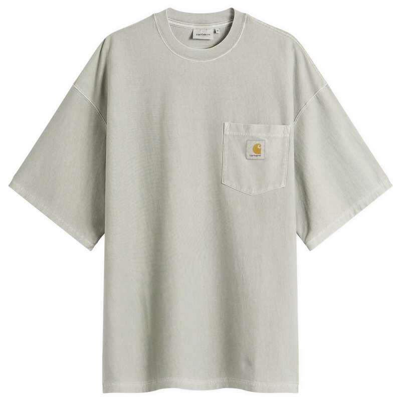 鉄道車両ハート型 メンズ トップス ティーシャツ Carhartt WIP Loose Pocket-Shirt Shady Green 緑であること