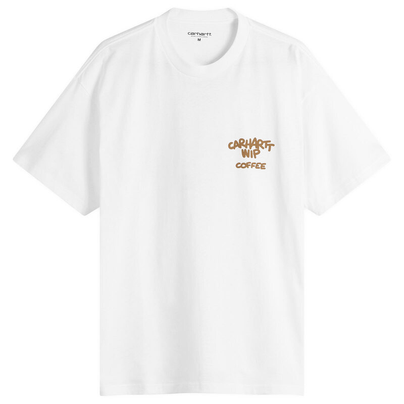 鉄道車両ハート形 メンズ トップス ティーシャツ Carhartt WIP Coffee Break T-Shirt White 白いこと