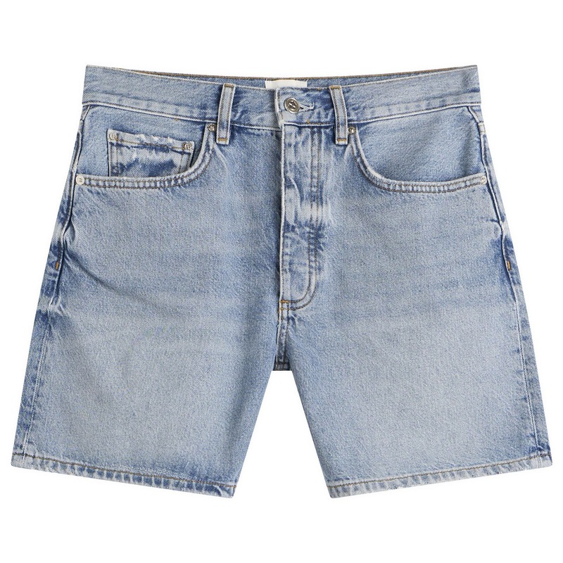 アニービン レディース ボトムス 二分の一ズボン下・さる股引き 遊撃手ズボン下 Anine Bing Delaney Shorts Arbor Blue 青碧