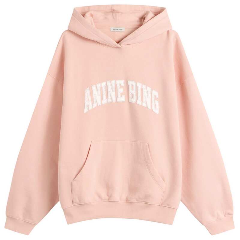 アニービン レディース アウター パーカー・スウェット Anine Bing Harvey Hoodie Coral Pink ピンク｜ReVida 店
