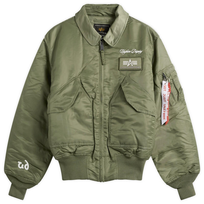 アルファインダストリーズ メンズ アウター 上衣・上衣 Alpha Industries x Uniform Display CWU-45 Bomber Jacket - END. Exclusive Green 緑であること