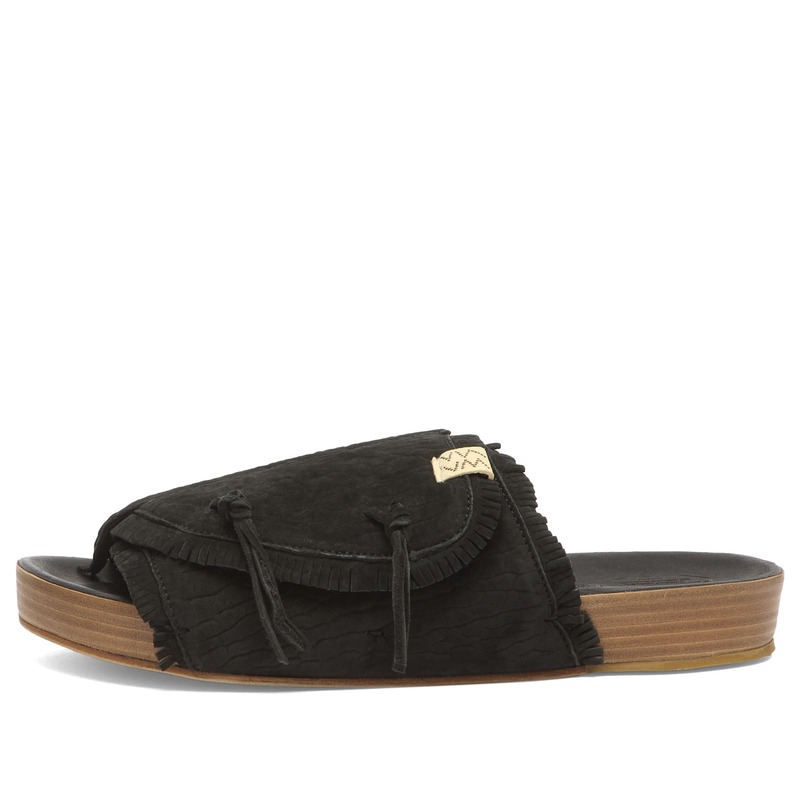 ビズビム メンズ シューズ サンダル Visvim Christo Shaman Folk Sandal Black 黒いこと