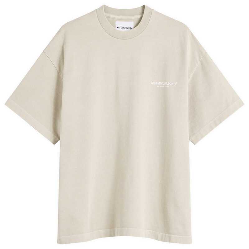 エムケーアイ メンズ トップス ティーシャツ MKI Design Studio T-Shirt Pigment Cement