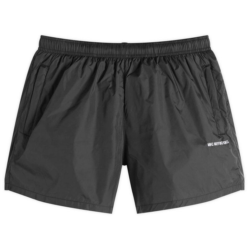 エムケーアイ メンズ 海水着 二分の一ズボン下・さる股引き 遊撃手ズボン下 MKI Swim Shorts Black 黒いこと