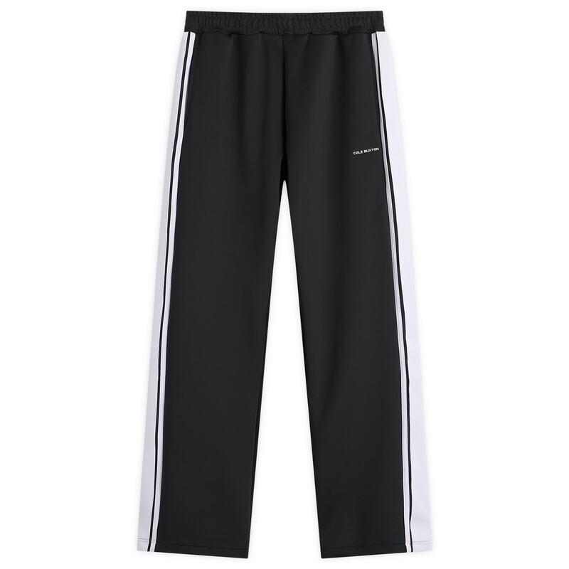 電話を掛ける バクストン メンズ ボトムス 心地よいズボン下 スウェットパンツ Cole Buxton Wide Stripe Sweatpants Black 黒いこと