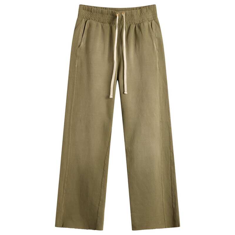 受け答え ティエン メンズ ボトムス 心地好いズボン下 綿織物 Les Tien Pique Cotton Yacht Jogger Military Ice