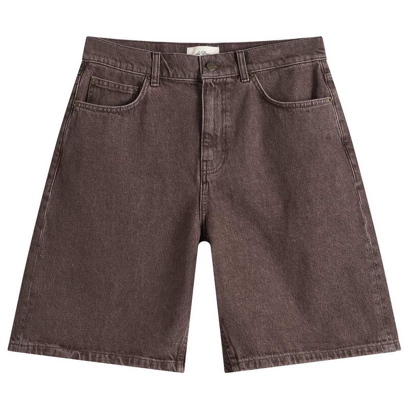 レ ドゥ メンズ ボトムス ハーフパンツ・ショーツ ショートパンツ デニム Les Deux Prince Denim Shorts Aubergine Purple Denim Wash デニム｜ReVida 店 27,170円