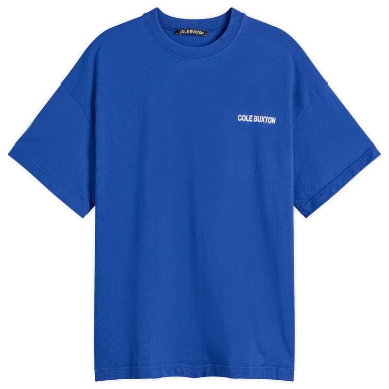コール バクストン メンズ トップス Tシャツ Cole Buxton CB Sportswear T-Shirt Cobalt Blue ブルー｜ReVida 店