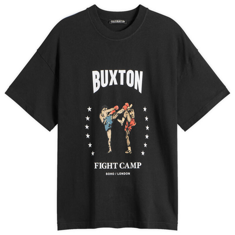 コール バクストン メンズ トップス Tシャツ Cole Buxton Fight Camp T-Shirt Black ブラック|ReVida 店