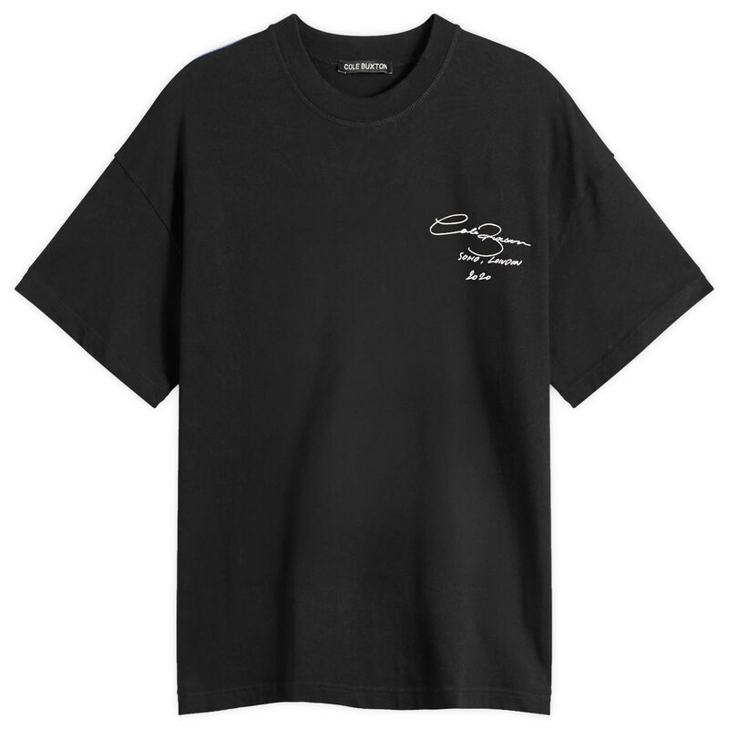 コール バクストン メンズ トップス Tシャツ Cole Buxton Signature T-Shirt Black ブラック｜ReVida 店 24,600円