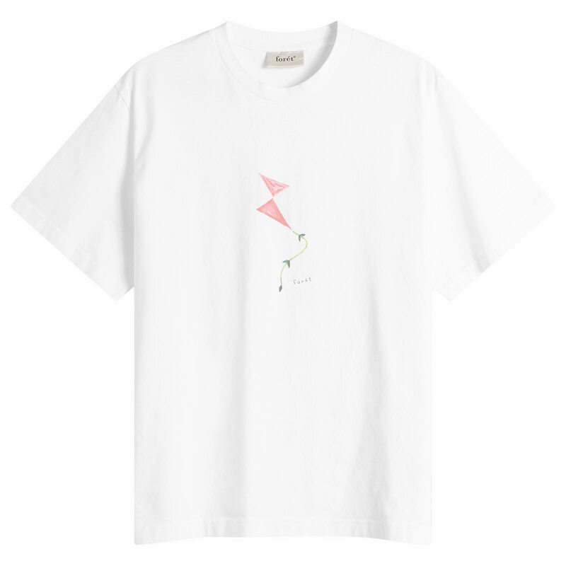 フォレ メンズ トップス Tシャツ Foret Fly T-Shirt White ホワイト｜ReVida 店