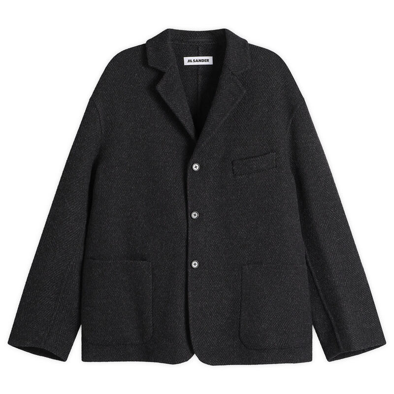ジル・サンダー メンズ アウター ジャケット・ブルゾン ウール Jil Sander Wool Double Faced Workwear Jacket Magnet|ReVida 店