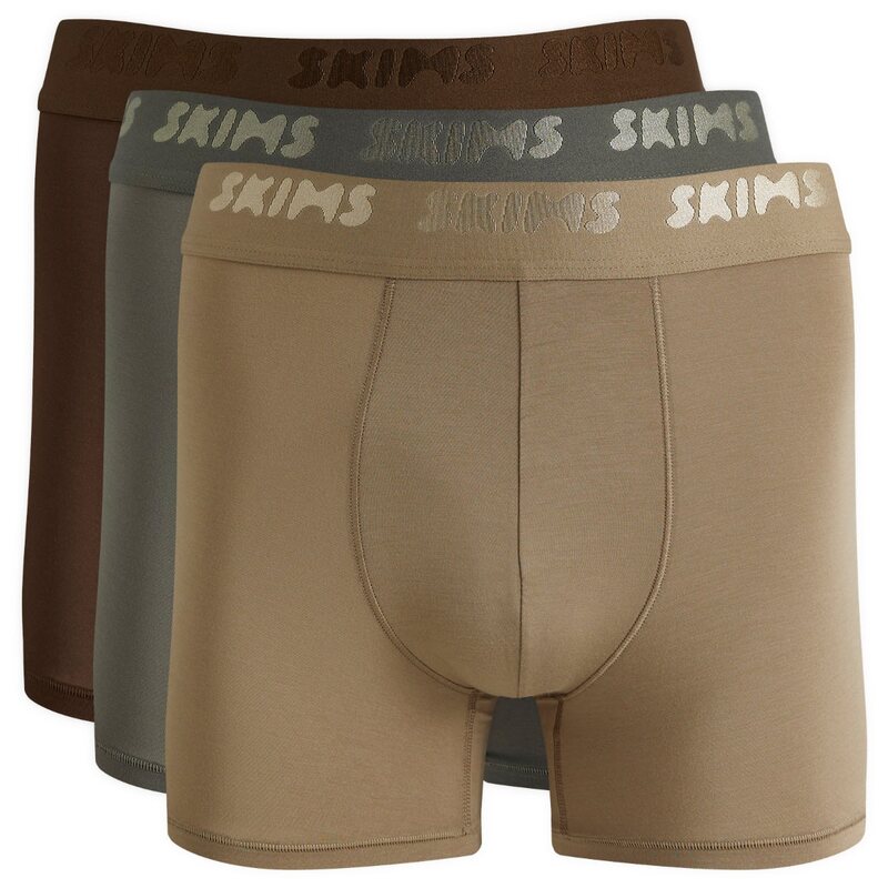 スキムズ メンズ アンダーウェア ボクサーパンツ SKIMStretch Boxer Brief 3" - 3-Pack Desert Multi マルチカラー|ReVida 店