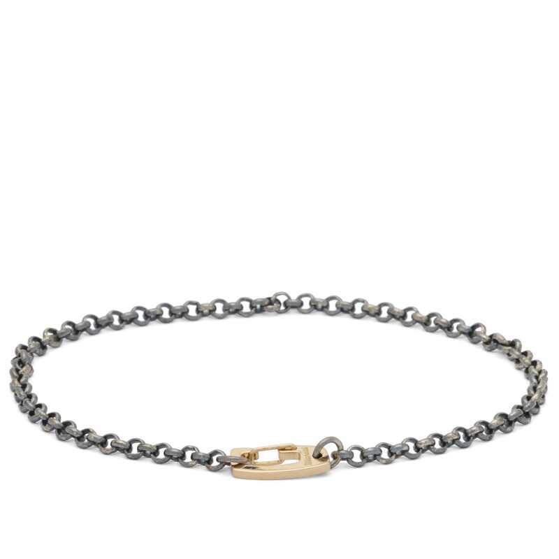 ミアンサイ メンズ アクセサリー ブレスレット・バングル・アンクレット Miansai Rolo Clip Bracelet Silver & Gold ゴールド｜ReVida 店