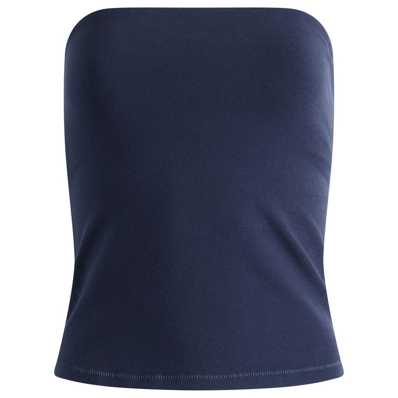 スキムズ レディース トップス シャツ コットン ジャージー Skims Cotton Jersey Tube Top Navy ネイビー｜ReVida 店