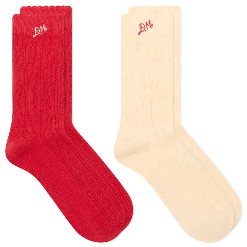 ダムソンマダー レディース アンダーウェア 靴下 Damson Madder 2-Pack Socks Multi マルチカラー｜ReVida 店