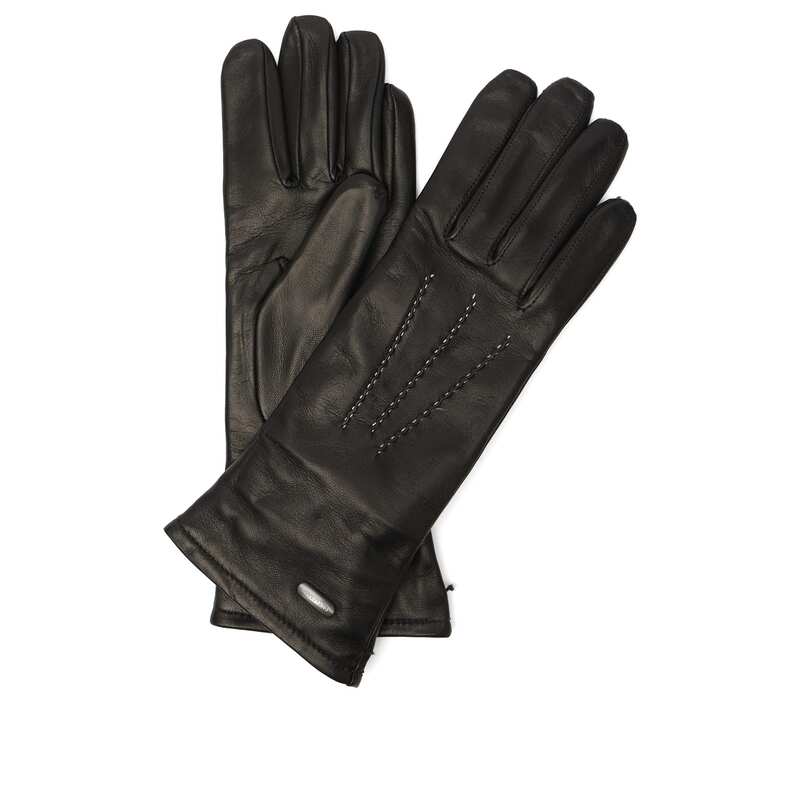アワーレガシー レディース アクセサリー 手袋 Our Legacy Her Gloves Black Leather ブラック｜ReVida 店
