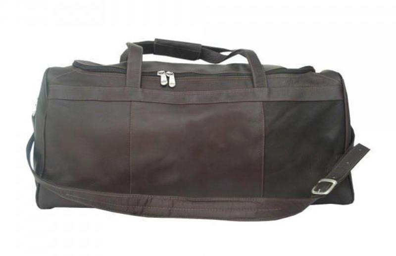 ピエル なめし革 メンズ 御徒面子 ボストンバッグ Piel Leather Traveler\u0027s Select Medium Duffel Bag Chocolate 黒茶