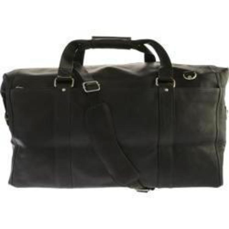 ピエル なめし革 メンズ 御徒面子 ボストンバッグ Piel Leather Extra Large Zip-Pocket Duffel Black 黒いこと