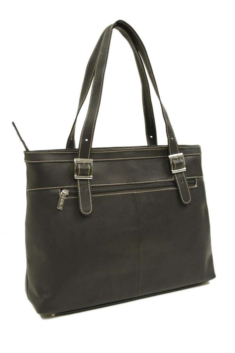 ピエル レザー メンズ バッグ トートバッグ Piel Leather Ladies Laptop Tote Chocolate チョコレート