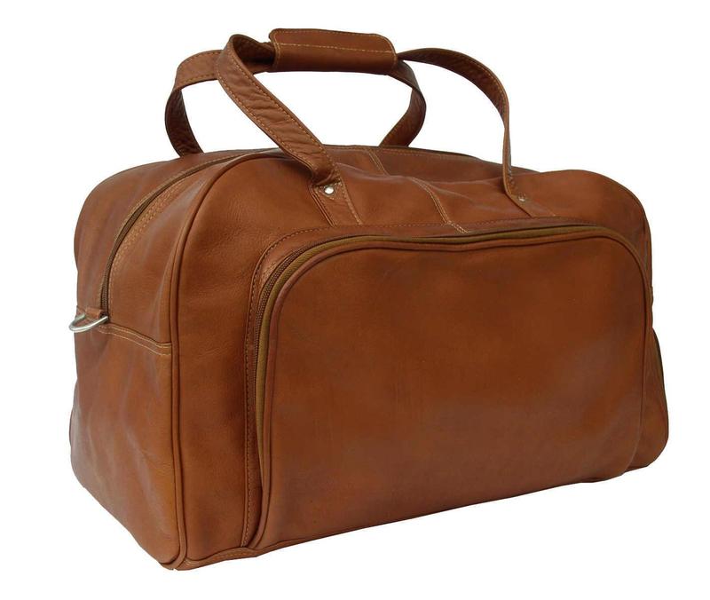 ピエル レザー メンズ バッグ スーツケース Piel Leather Deluxe Carry-on Duffel Saddle