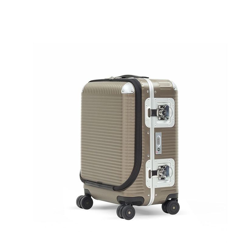 エフピーエム ミラノ メンズ 御徒面子 旅行バッグ FPM Milano Bank Light Spinner 53 Front Pocket Matte Almond