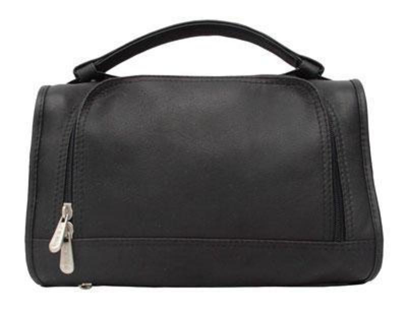 ピエル レザー メンズ バッグ ハンドバッグ Piel Leather Piel Half-Moon Utility Kit Black ブラック|ReVida 店
