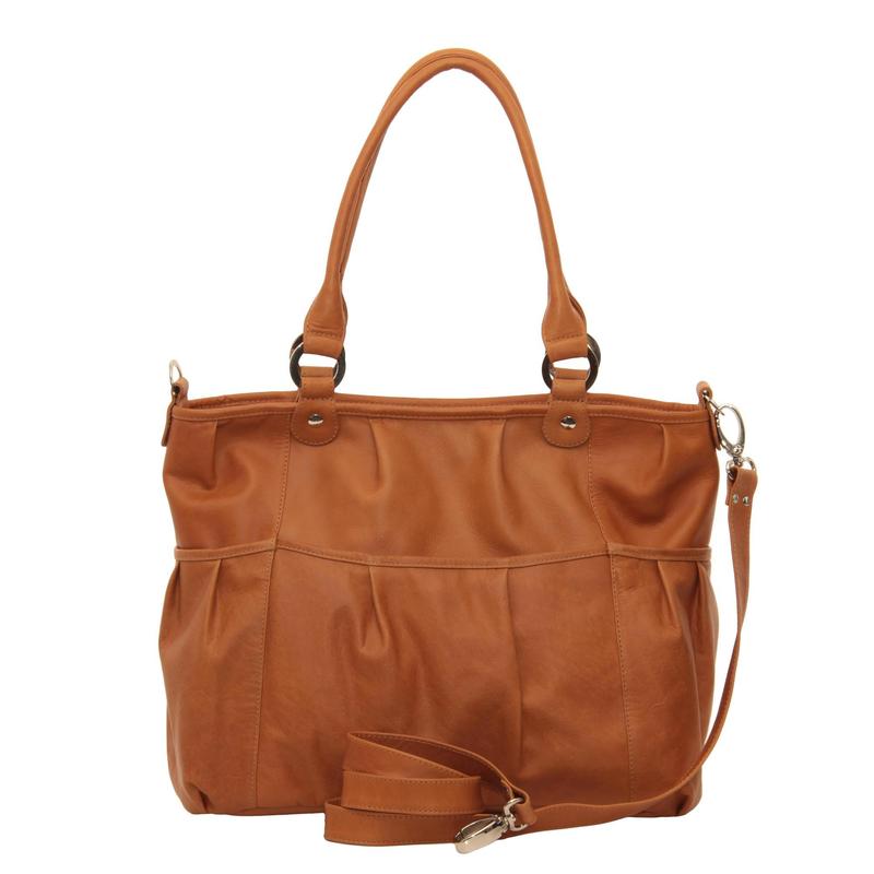 ピエル レザー メンズ バッグ トートバッグ Piel Leather Zippered Cross-Body Tote Honey|ReVida 店