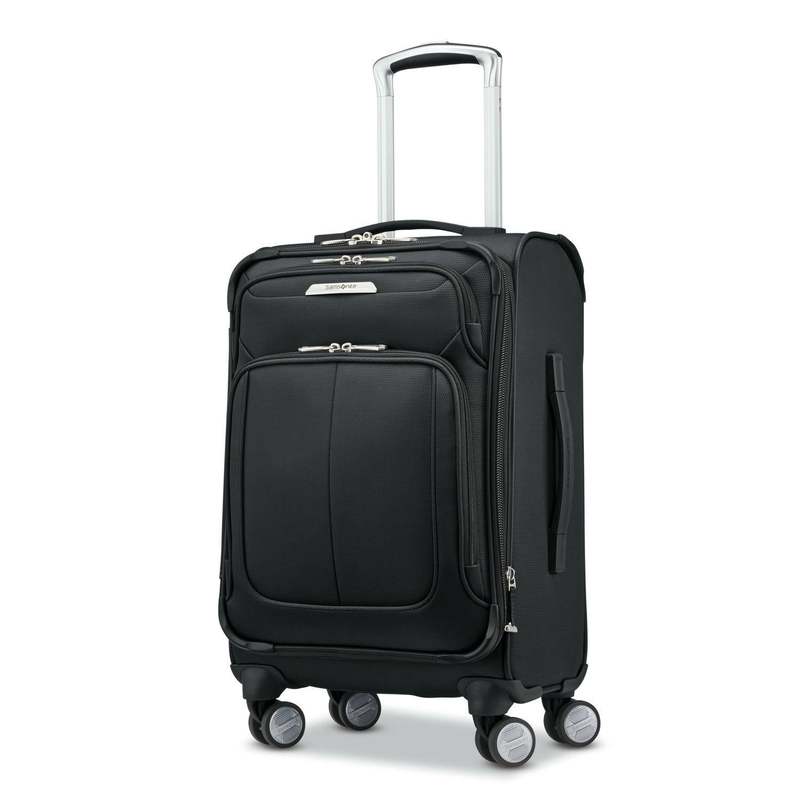 サムソナイト メンズ バッグ スーツケース Samsonite Solyte DLX Carry On Expandable Spinner Midnight Black ブラック